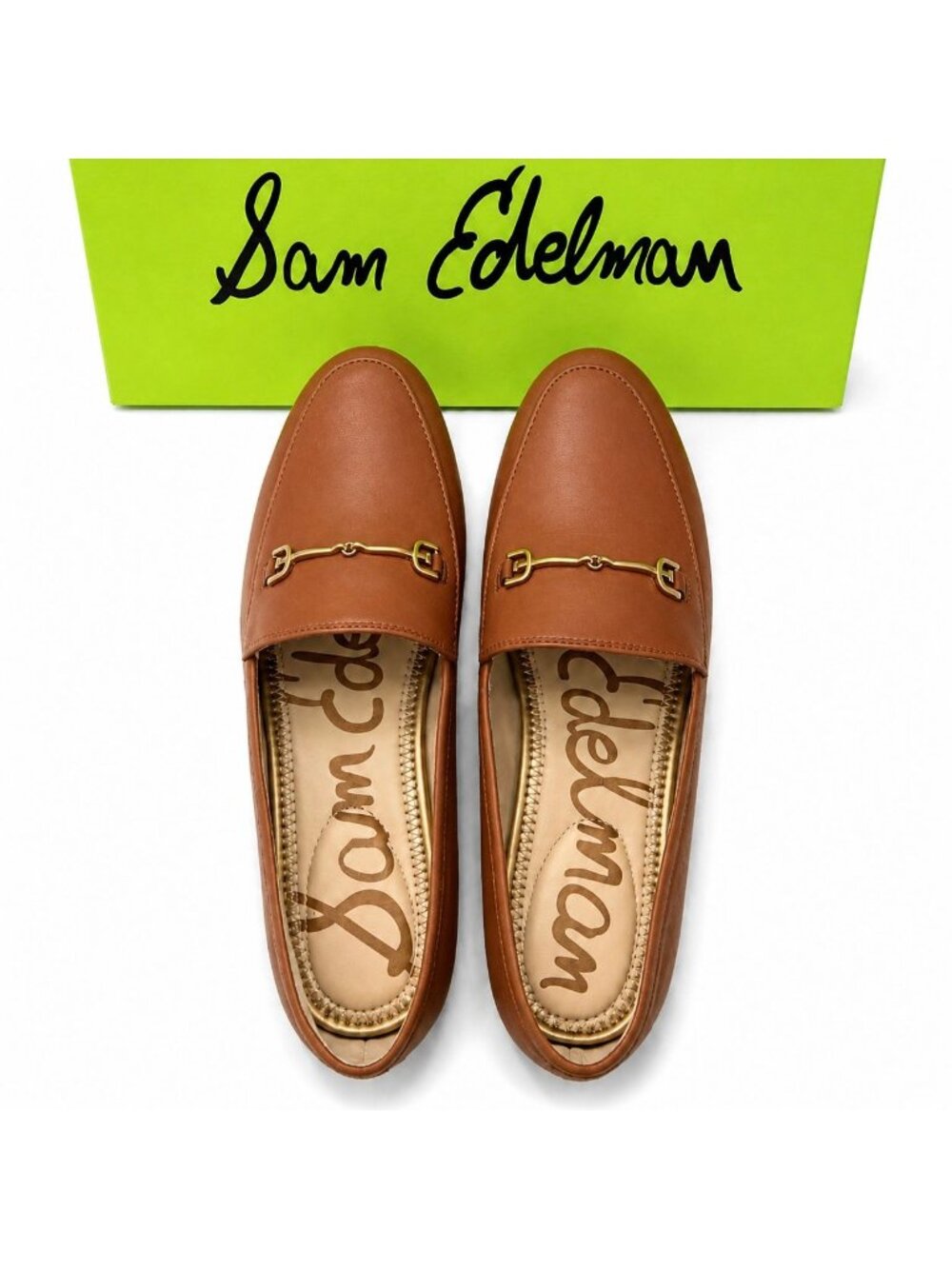Sam Edelman Loraine Bit Loafers Women 7 M Saddle Leather New With Box - Picture 9 of 13